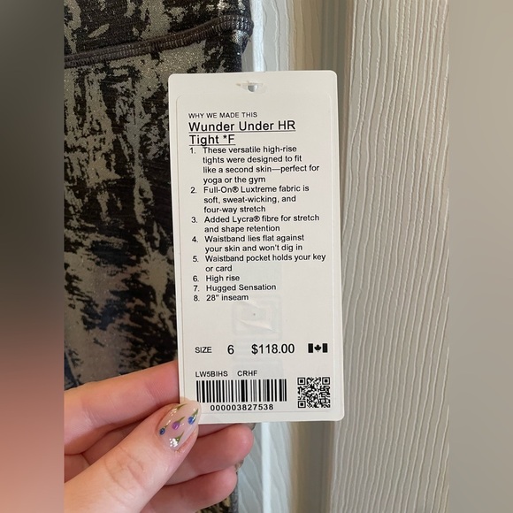 Wunder Under HR Tight Lululemon leggings - Picture 3 of 6